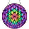 Flower Of Life Glass Suncatcher