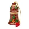 Holly Jolly Bell Metal Hand-painted Ornament Handcrafted In India -FUNKO || Ooly || Enesco Shop 6807770w1