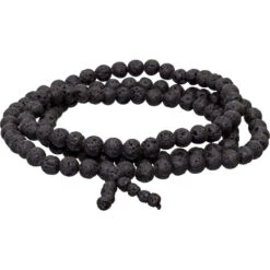 Lava Stone Mala Prayer Bracelet - A Natural Diffuser For Balance And Strength
