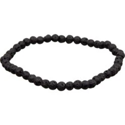 Lava Stone Bracelet (4 Mm) - A Natural Diffuser For Balance And Strength