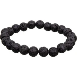 Lava Stone Bracelet (8 Mm) - A Natural Diffuser For Balance And Strength