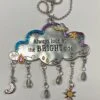Always Look At The Bright Side Cloud Car Charm -FUNKO || Ooly || Enesco Shop Bright