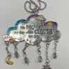 You Brighten My Day When Clouds Are Gray Cloud Car Charm