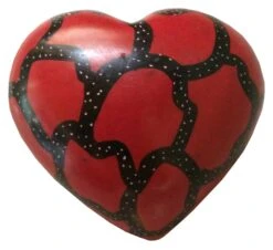Heart-Shaped Kisii Stone Paperweight Handcrafted In Kenya 16 Heart-Shaped Kisii Stone Paperweight Handcrafted In Kenya -FUNKO || Ooly || Enesco Shop Funky
