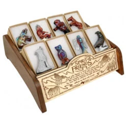 Mini Spirit Friends From Raku Pottery