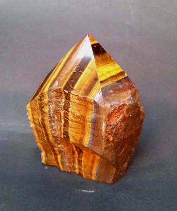Tiger Eye Point With Natural Sides 3 Tiger Eye Point With Natural Sides