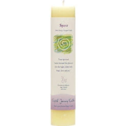 Reiki Infused Herbal Pillar Candles By Crystal Journey Candles -FUNKO || Ooly || Enesco Shop Reiki Infused Pillar Candle Spirit