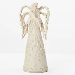 Tree Of Life Angel Figurine With Leaf Wings