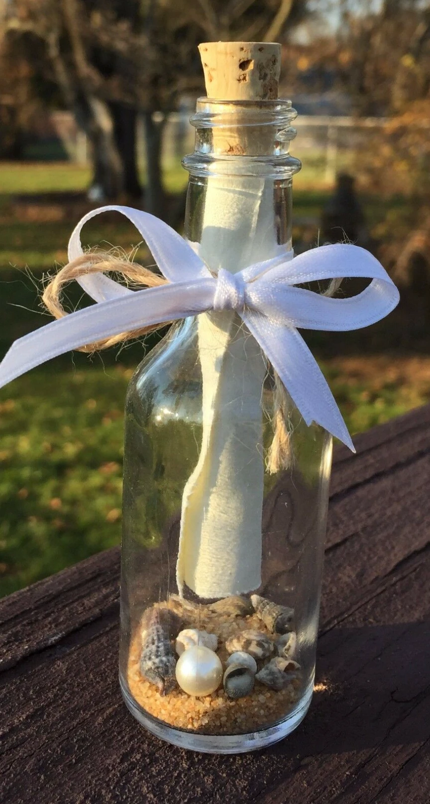 Message In A Bottle (4.25") Handmade Customizable Gift 3 Message In A Bottle (4.25") Handmade Customizable Gift