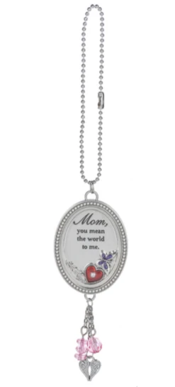 Charm-ing Car Charm - Mom, You Mean The World To Me