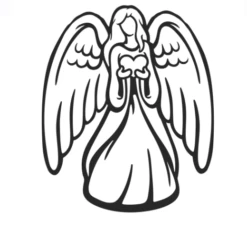 Heart Angel Silhouette Dreamcatcher Jar From Raku Pottery