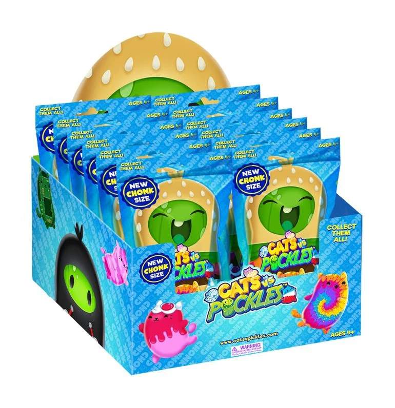 Cats Vs Pickles Chonks 6 Inch Plush Mystery Bag 3 Cats Vs Pickles Chonks 6 Inch Plush Mystery Bag