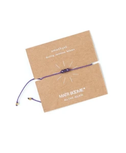 Amethyst Indali Bracelet "Stone Of Healing And Intuition" Handcrafted In India