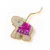 Good Fortune Elephant Plush Ornament - Larissa Collection, Handcrafted In India -FUNKO || Ooly || Enesco Shop Screenshot2021 11 11at12 36 00LarissaPlushOrnament TrunkUpElephant