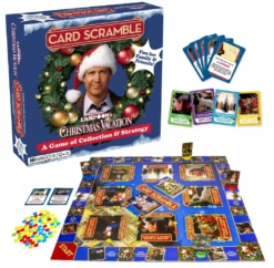Christmas Vacation Card Scramble Board Game