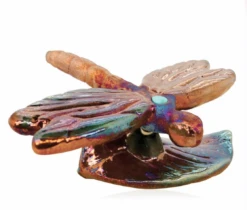 Spirit Friends Dragonfly (3") From Raku Pottery