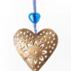 Chakshu Heart Bell Wind Chime Upcycled Sari - Handmade Decor -FUNKO || Ooly || Enesco Shop Screenshot2023 11 25at12.31.55PM
