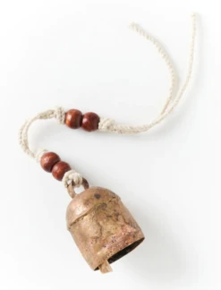 4.5" Rustic Noah Cow Bell Wind Chime - Hand Tuned