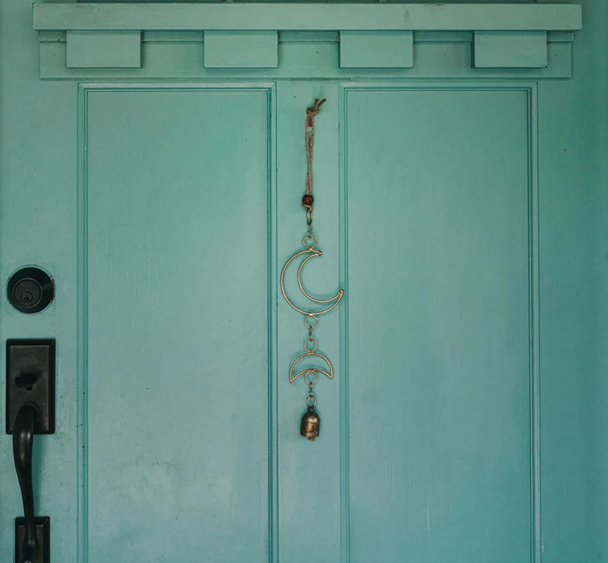 Indukala Small Moon Phase Bell Wind Chime - Handmade 4 Indukala Small Moon Phase Bell Wind Chime - Handmade - Image 2