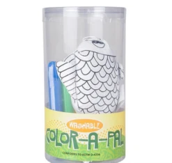 Fish Color-A-Pal Marker And Plush Canvas Set