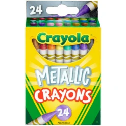 24 Count Crayola Metallic Crayons