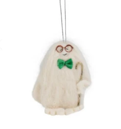 Grandpa Yeti Ornament Handcrafted In Nepal