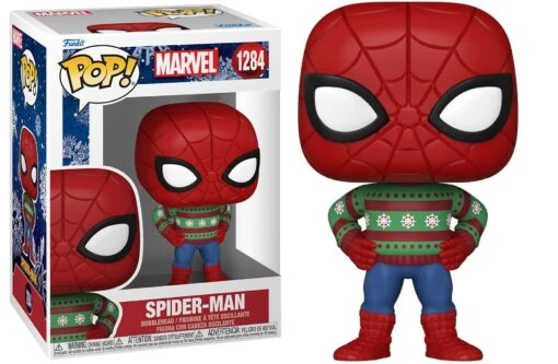 Funko Pop Vinyl Figure Ugly Sweater Spider-Man # 1284 - Marvel -FUNKO || Ooly || Enesco Shop Spider ManSweater c6ec85b8 c902 4634 939f dea0110cb6af