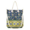 Kalini Multi-Purpose Tote - Indigo & Lime Handcrafted In India -FUNKO || Ooly || Enesco Shop UNB642 KaliniMultiPurposeTote IndigoLime 01 600x600 aff4c291 2639 446c bf72 e7c04bbbc637