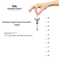 August ~ Birthstone Angel Crystal Suncatcher -FUNKO || Ooly || Enesco Shop baau 8