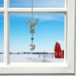 December ~ Birthstone Angel Crystal Suncatcher