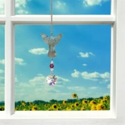 February ~ Birthstone Angel Crystal Suncatcher