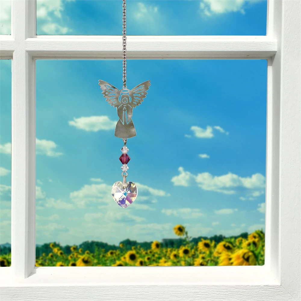 February ~ Birthstone Angel Crystal Suncatcher 3 February ~ Birthstone Angel Crystal Suncatcher