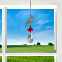 Cardinal ~ Crystal Fantasy Suncatcher
